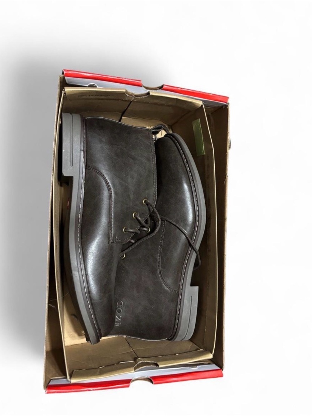 Black leather lace-up  IZOD in US 11.5 (never worn)